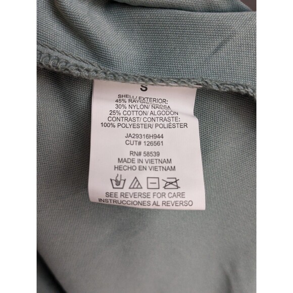 Speechless A-Line Dress Size Small Sage Floral Pattern Lace over Knit Li… - Picture 6 of 11